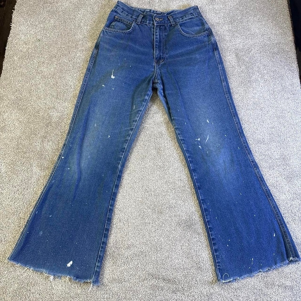 Vintage 90s Boom Boom Jeans Women's Size 8 High Rise Blue Denim Mom Jeans